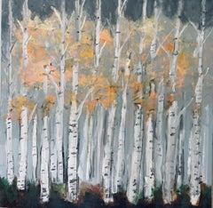 Foggy Morning, Painting, Acrylic on Canvas