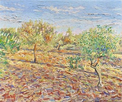 Sommer Sonnenschein, Sardinien, Gemälde, Öl auf Leinwand