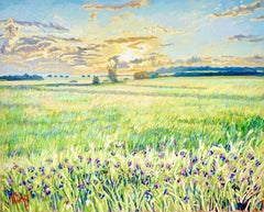 Donori Sunset, Painting, Oil on Canvas