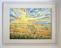 Hay Rolls, Painting, Oil on Canvas