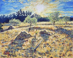End of the Day, Gemälde, Öl auf Leinwand