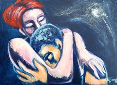 Lovers - Forgive Me, Painting, Acrylic on Canvas