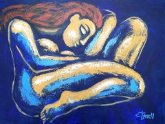 Sleeping Beauty 2, Painting, Acrylic on Canvas