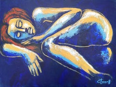 Sleeping Beauty 1, Painting, Acrylic on Canvas