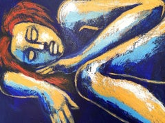 Sleeping Beauty 1, Painting, Acrylic on Canvas