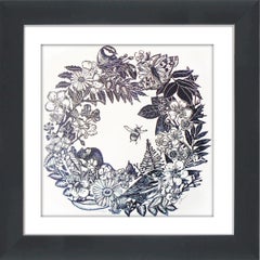 Eternidad, Obra Impresa a Mano, Linograbado