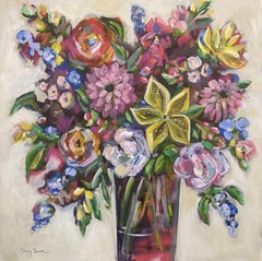 Bouquet d'été, peinture, acrylique sur toile