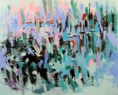 Memory of Rockport Harbor, Painting, Oil on Canvas