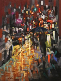 SOHO EVENING, Painting, Oil on Canvas