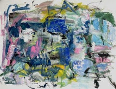 Bis zum Gipfel, Painting, Acrylic on Paper
