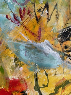 Vernetzt, Malerei, Acryl auf Papier