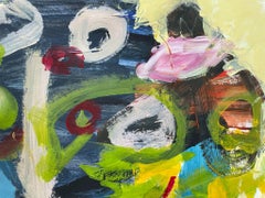 Wonderland 3, peinture, acrylique sur papier