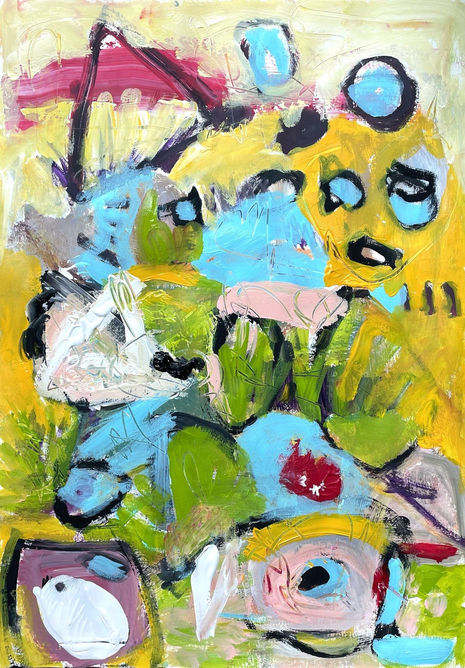 Wonderland 2, Painting, Acrylic on Paper