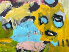 Wonderland 2, peinture, acrylique sur papier