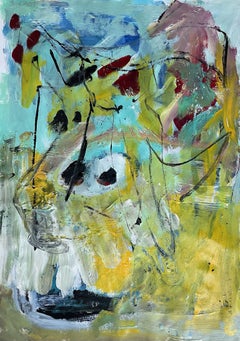Freier Geist, Malerei, Acryl auf Papier