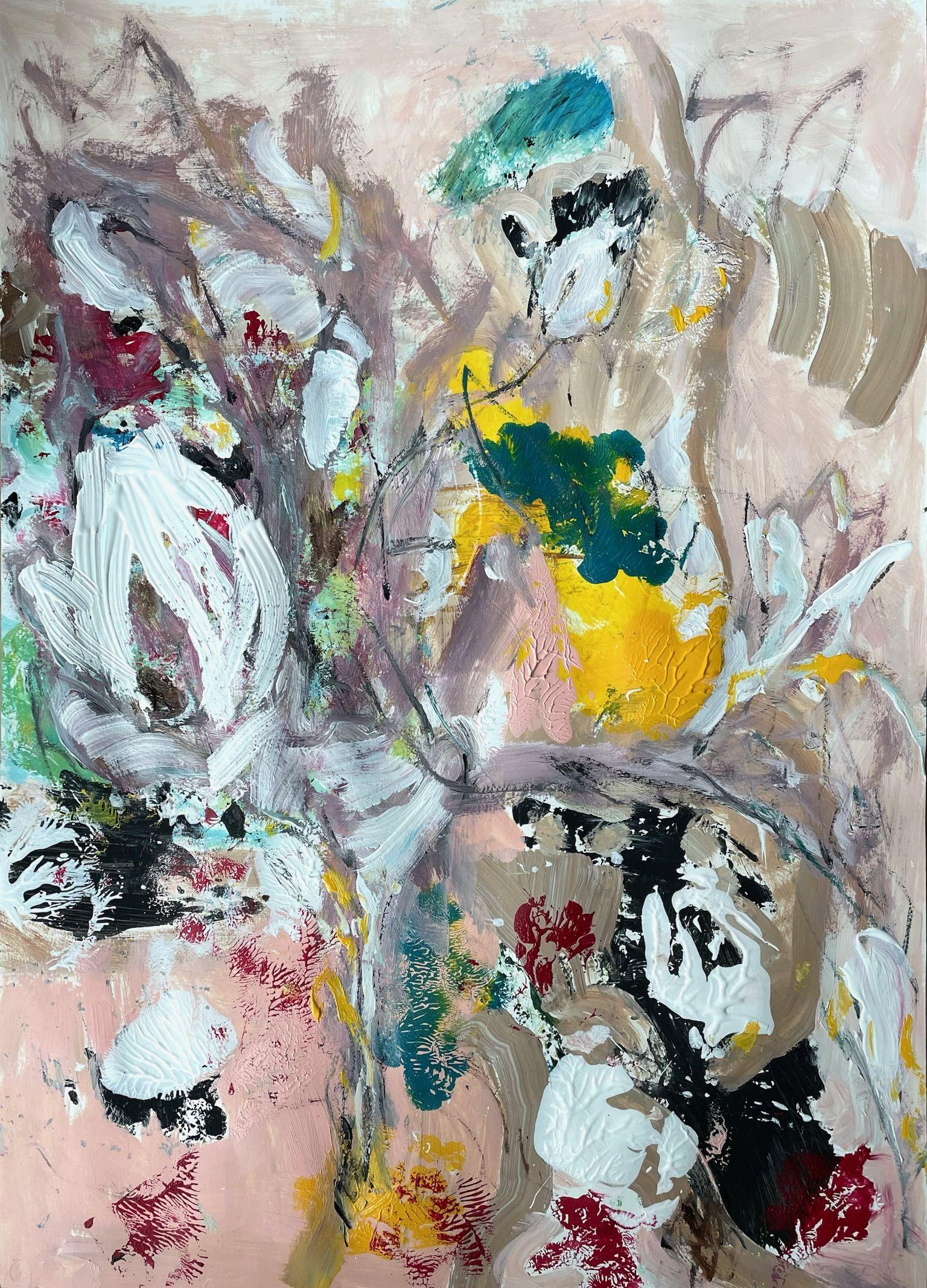 Here For a While, Painting, Acrylic on Paper