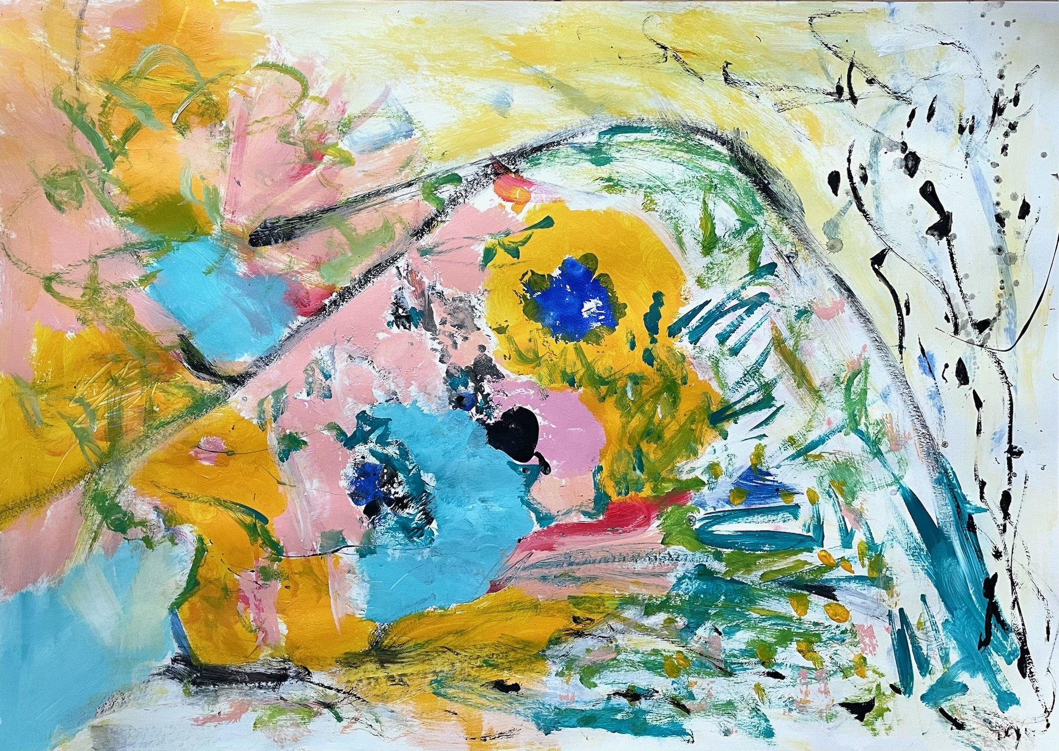 Let Your Love Grow 1, Painting, Acrylic on Paper