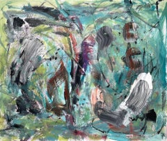 Tropical Storm, Painting, Acrylic on Paper
