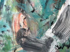 Tropical Storm, Painting, Acrylic on Paper