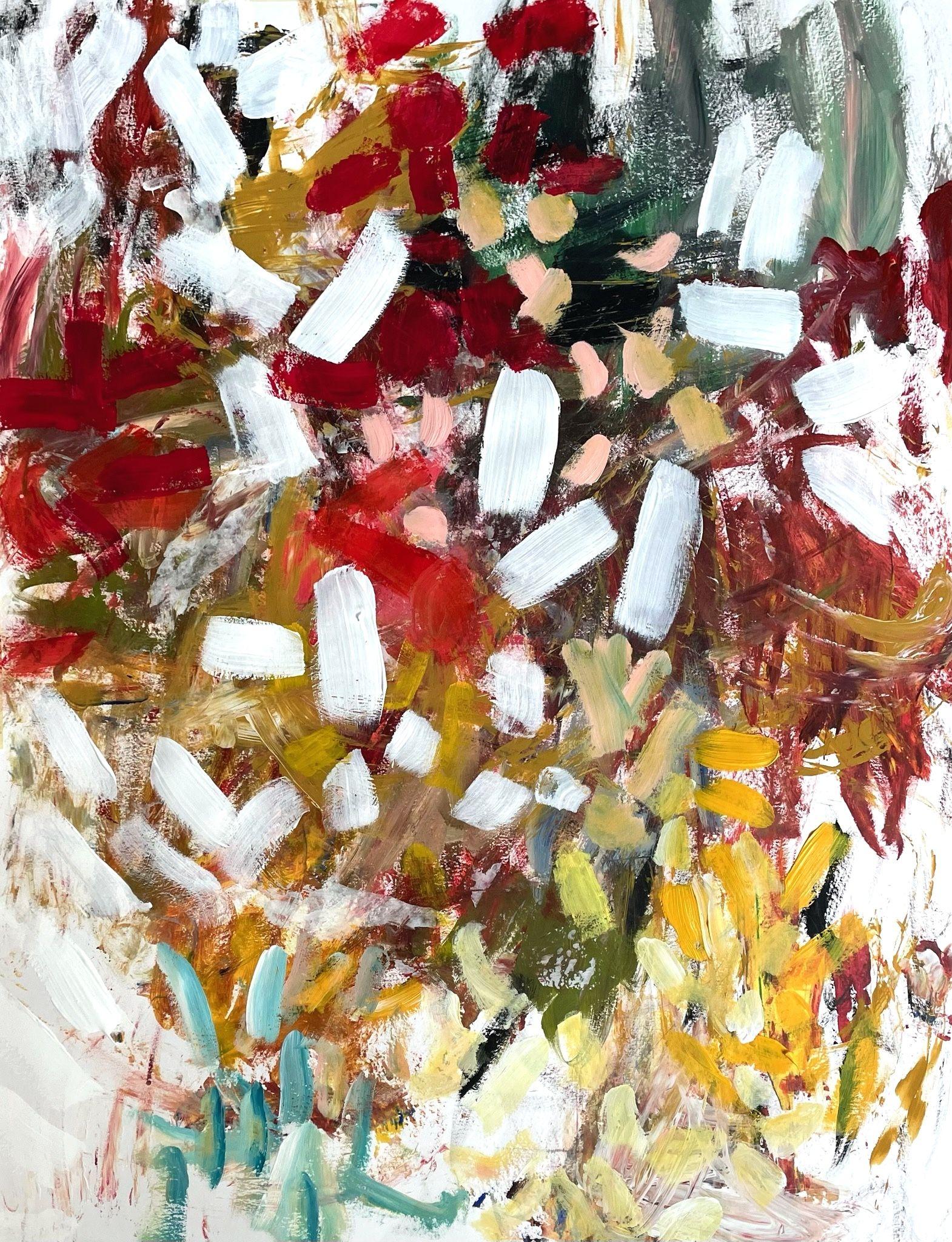 Wenn Narben bleiben 2, Malerei, Acryl auf Papier