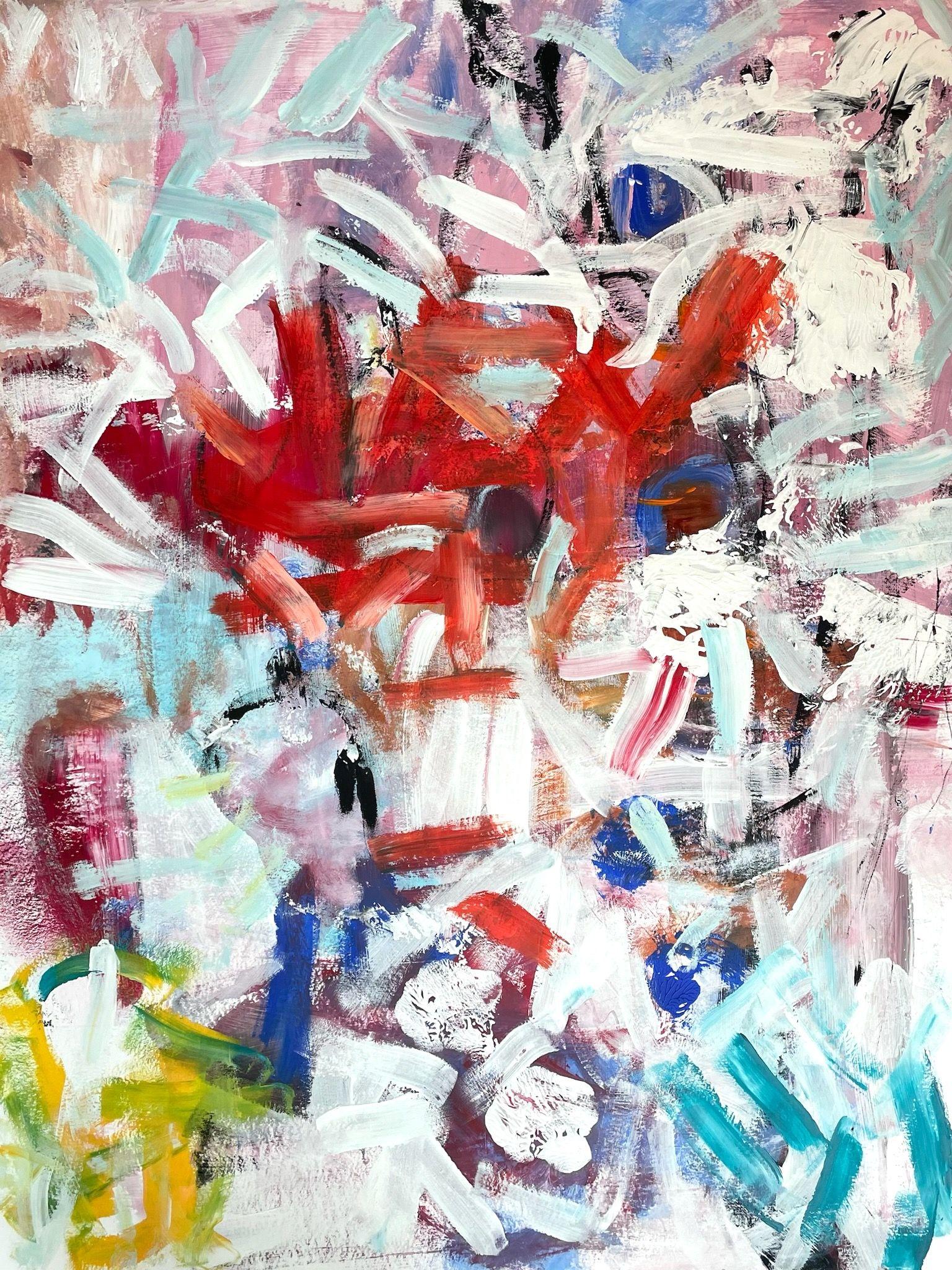 Wenn Narben bleiben 1, Malerei, Acryl auf Papier