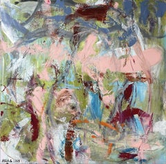 Engelsgesicht, Malerei, Acryl auf Leinwand