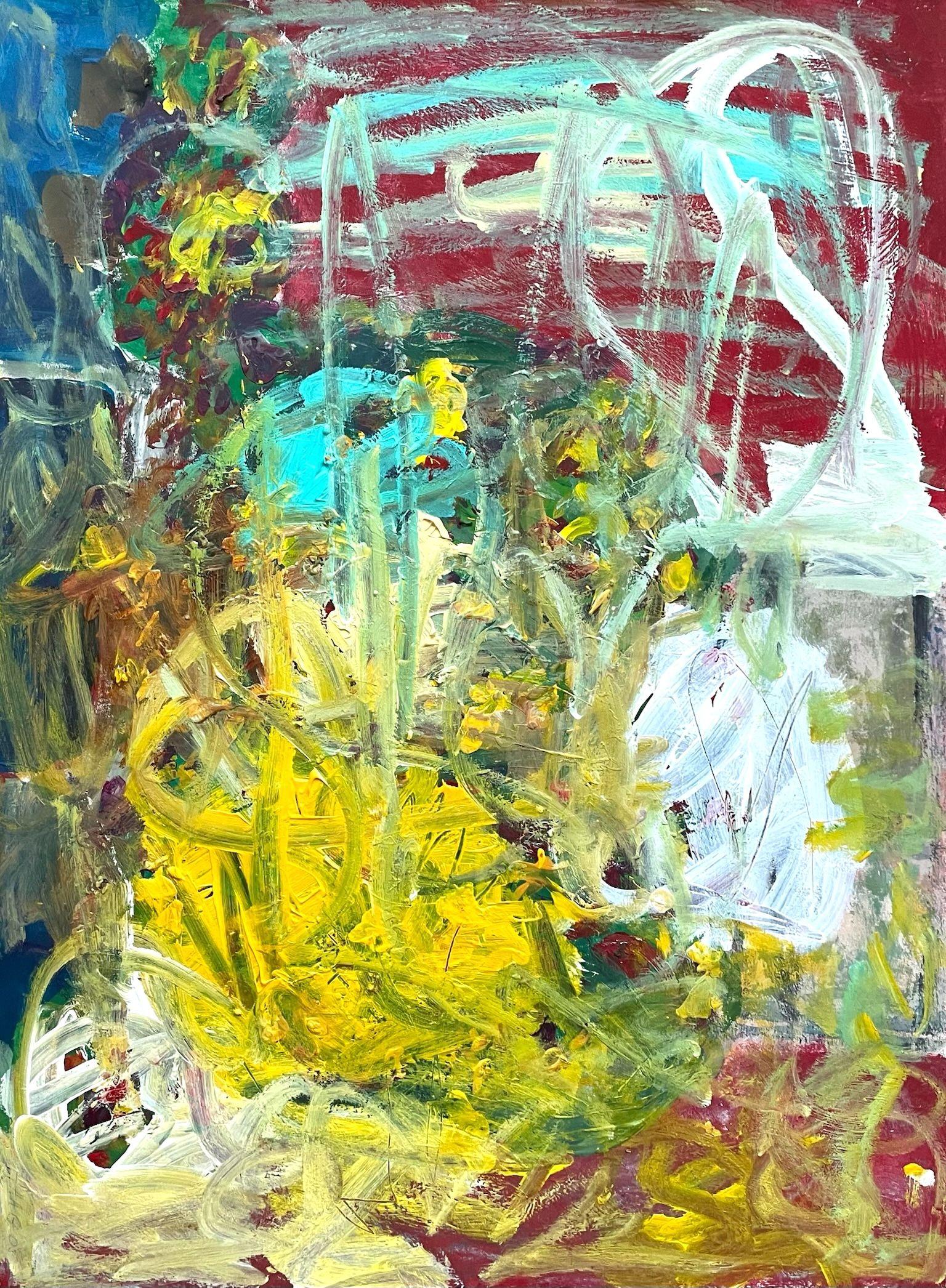 Time Slips Away 1, Painting, Acrylic on Paper