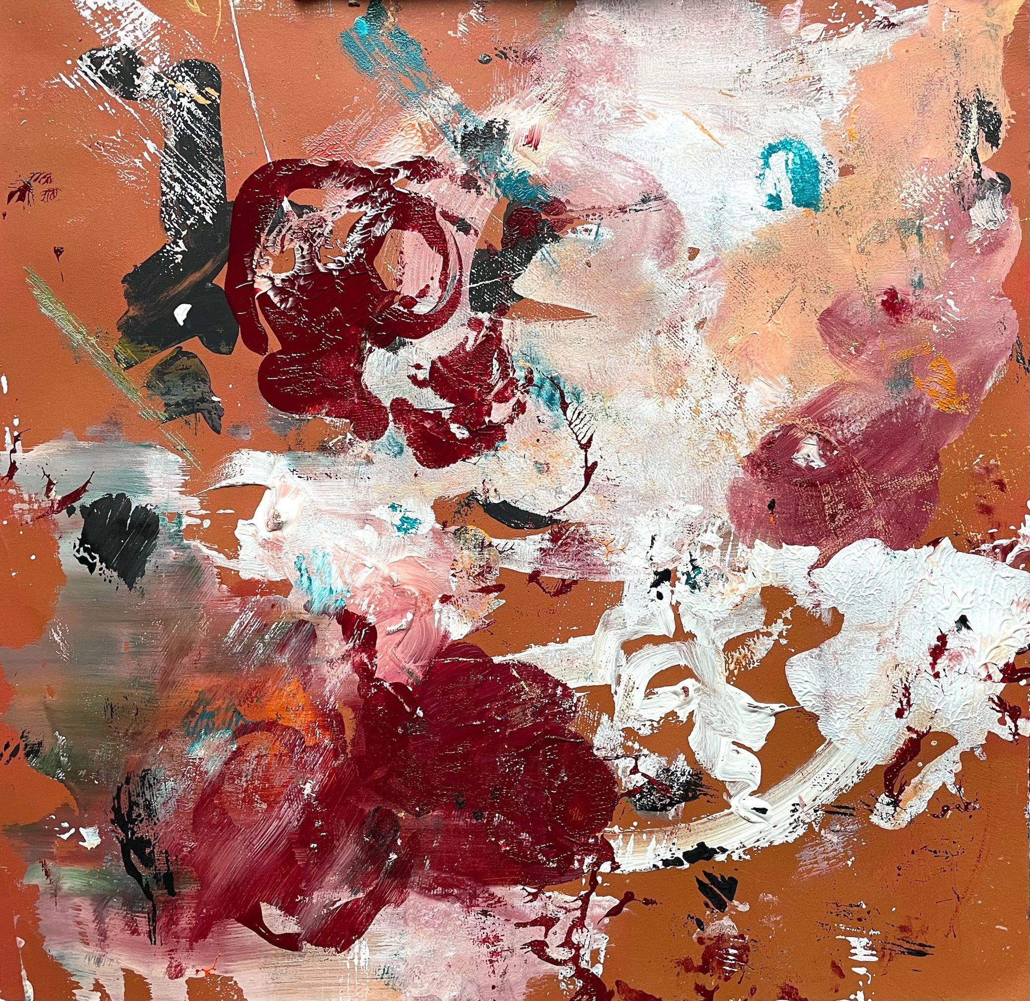 Lebenswege 2, peinture, acrylique sur papier