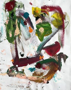Time After Time, Pittura, Acrilico su carta