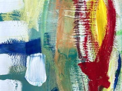 Fast ohne Rot, Malerei, Acryl auf Sonstiges