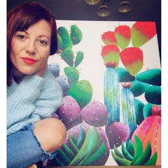 Cactus, Painting, Acrylic on Canvas