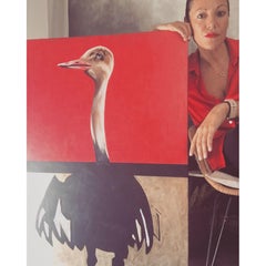 Weird Bird, Painting, Acrylic on Canvas