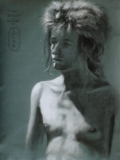 Model Session - 18-11-25 - 1, Drawing, Pastels on Paper
