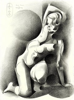 Neo Deco - 13-07-25, Drawing, Pencil/Colored Pencil on Paper