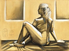 Model No. - 17-06-25 - 1, Zeichnung, Pastellkreide auf Papier
