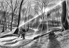 Berg en Dal - 21-04-25, Disegno, Matita/Matita colorata su carta