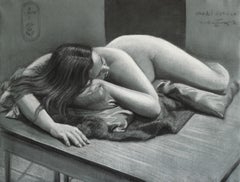 Sesión Modelo - 15-03-25 - 2, Dibujo, Pasteles sobre Papel
