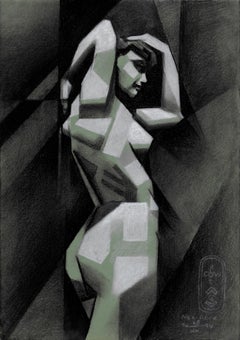 Neo Deco - 28-12-24, Dibujo, Pasteles sobre papel
