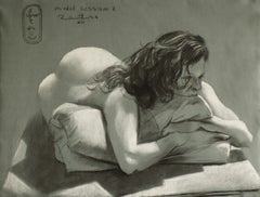 Model Session - 17-12-24 - 2, Disegno, Pastelli su carta