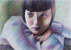 Lulu â€“ 22-09-24, Drawing, Pencil/Colored Pencil on Paper