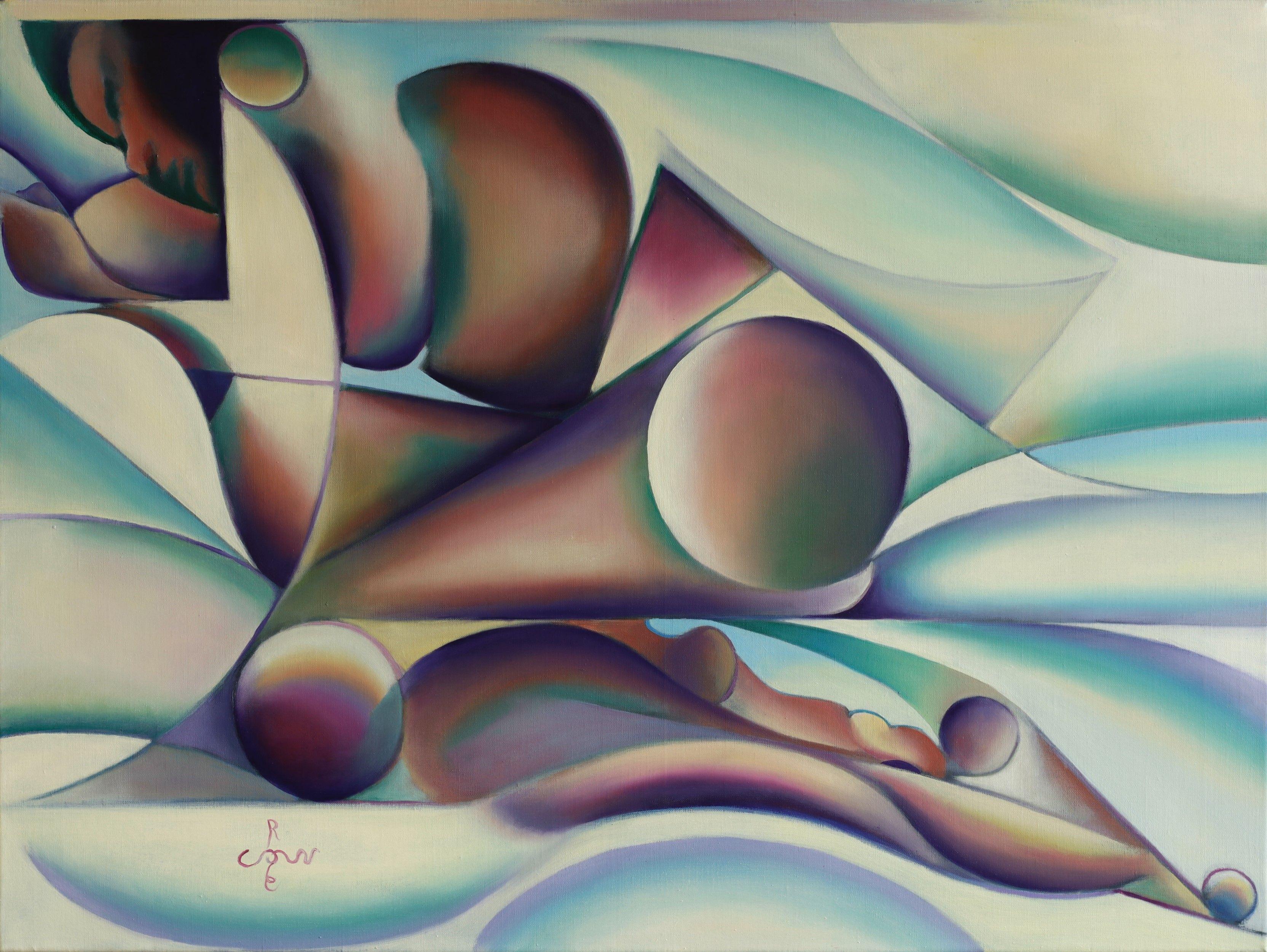 Neo Deco – 02-08-24, Painting, Oil on Canvas