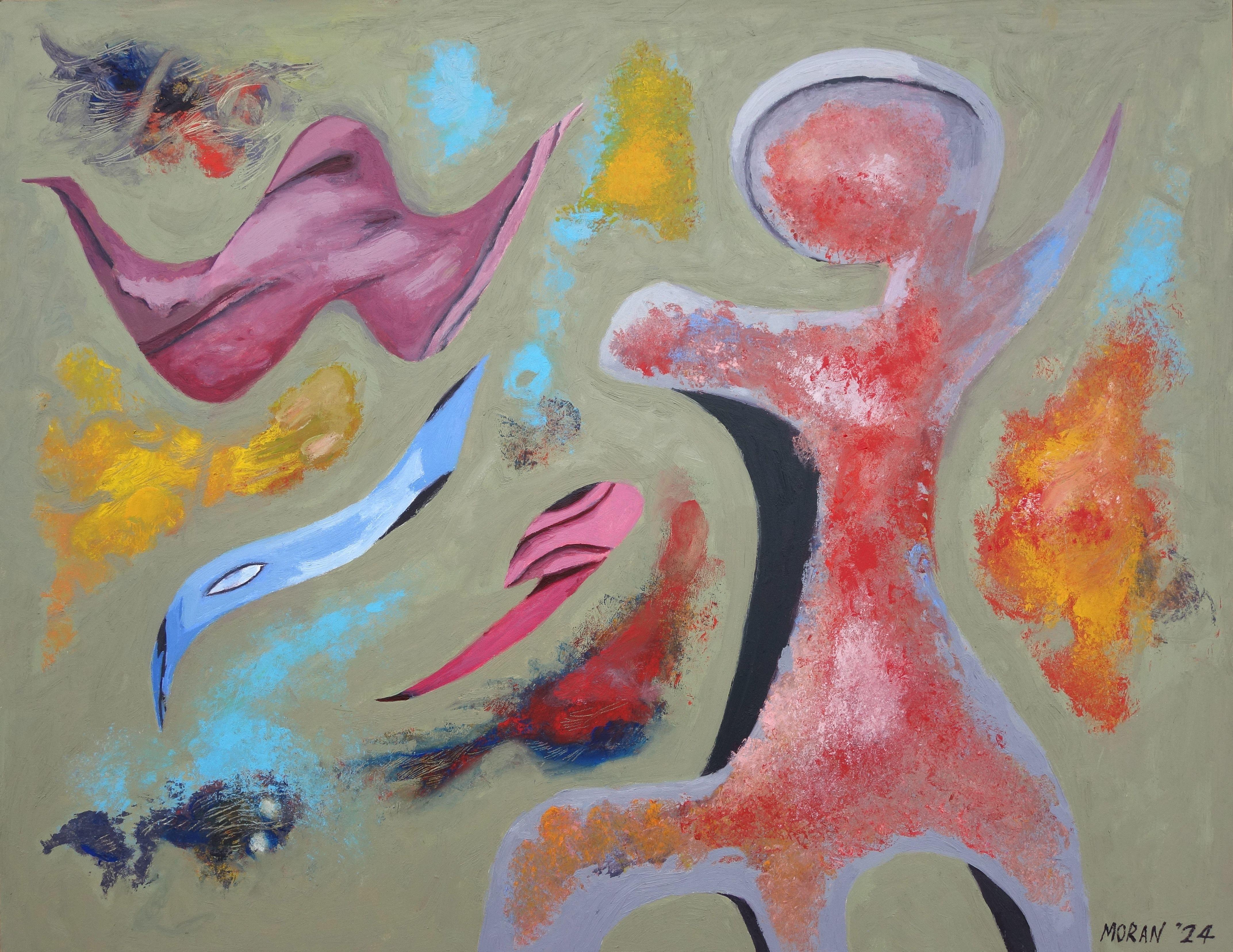 The Art of Seduction, Painting, Oil on MDF Panel