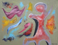 The Art of Seduction, Painting, Oil on MDF Panel