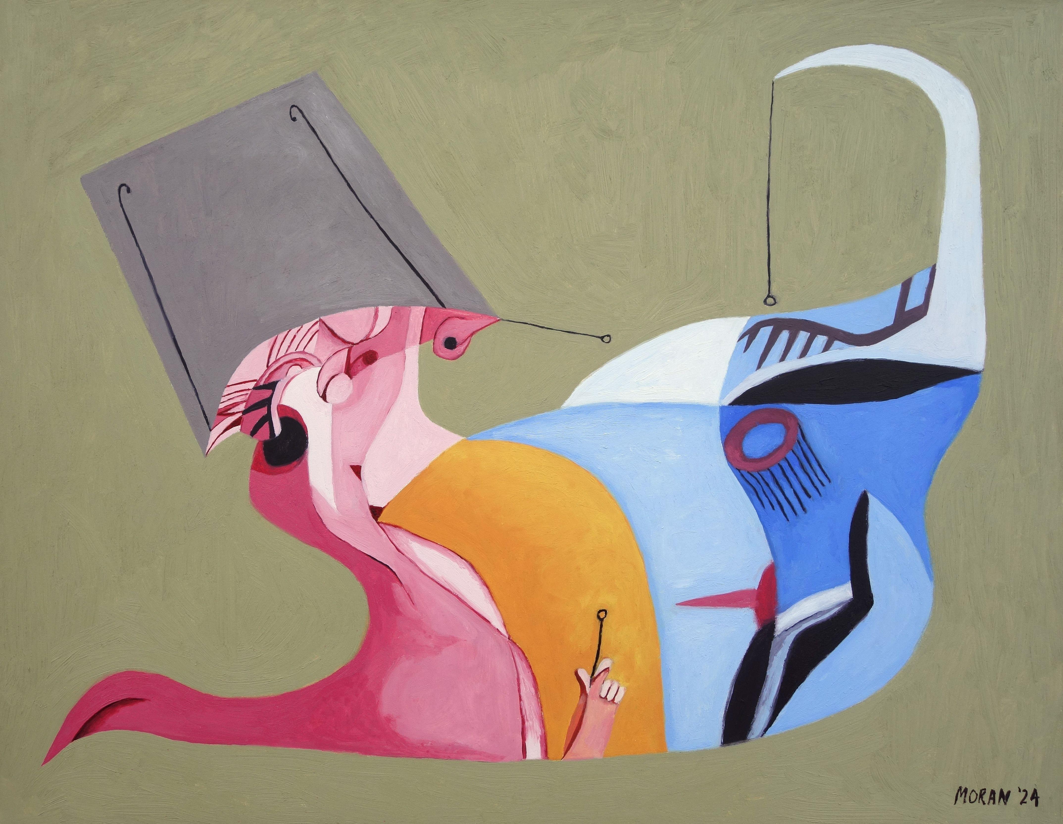 What Goes On, Painting, Oil on MDF Panel
