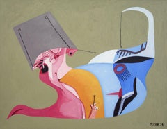 What Goes On, Painting, Oil on MDF Panel