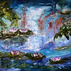 Mondo delle libellule, Pittura, Olio su tela