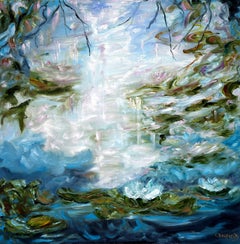Luz de luciérnaga, Pintura, Óleo sobre lienzo