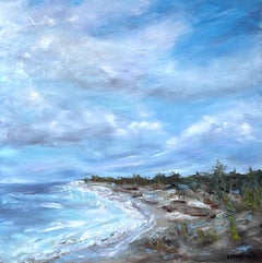 Dreaming Coastal Dreams, Gemälde, Öl auf Leinwand