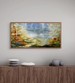 Reflecting Movement in Colours, Painting, Oil on Canvas