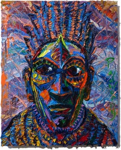 UNTITLED q607 - Original Oil painting portrait, Painting, Oil on Canvas